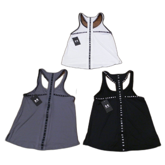 Under Armour Heat Gear UA Knockout Tank Top Women's Size XS Lot of 3 NWT - Picture 2 of 2